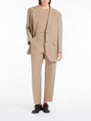 Max Mara Verbano Slim Fit Stretch Wool Trousers