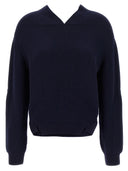 Victoria Beckham 'V Neck Joch Detail' Pullover