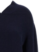 Victoria Beckham 'V Neck Joch Detail' Pullover