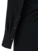 Victoria Beckham 'Collar de manga larga Midi' Vestido