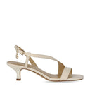 Michael Kors Jaida Kitten Light Cream Heeled Sandal