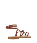 Artigiano del borgo sandalias de madera