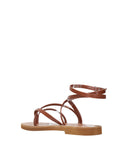 Artigiano del borgo sandalias de madera