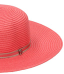 Chapeaux en borsalino rouge corail