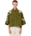 Max Mara Weekend Como Grüne Hemdjacke