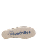 Flache Espadrilles-Schuhe