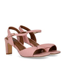 Miss Olivia Linda Pink Heeled Sandal