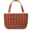 Themoirè Kobo Hellbraune Handtasche