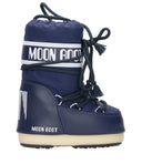 Boots de chaussures de lune bleu