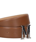 Max Mara Cinture Pelle Marrone