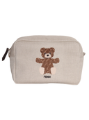 Fendi Jr Beauty Case Canvas Con Ors