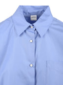 Aspesi Shirts Clear Blue