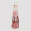 Roberto Cavalli Miami Flowers Long Dress
