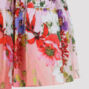 Roberto Cavalli Miami Flowers Midi Skirt