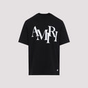 Amiri Cotton Staggered Logo T Shirt