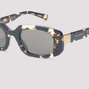 Bulgari Bulgari Eyewear Tubogas Spotted Havana Sunglasses