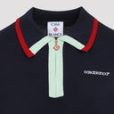 Casablanca Knitted Track Polo