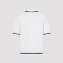 Casablanca Boucle Short Sleeve Knitted Polo
