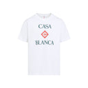 Casablanca Logo Print T Shirt