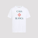 Casablanca Logo Print T Shirt