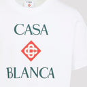 Casablanca Logo Print T Shirt