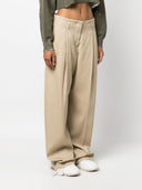 Golden Goose Golden W`s Pant Wide Leg Light Dry Wool Gabardine