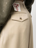 Golden Goose Golden W`s Pant Wide Leg Light Dry Wool Gabardine