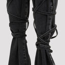 Alexander Mcqueen Tied Jeans