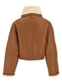 Victoria Beckham 'Pea Pea Coat' de piel de oveja