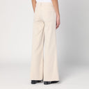 Mother Wide Jeans The Roller Fray Beige