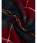 Barbour Wool Cashmere Winterberry Tartan Scarf