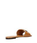 Tory burch sandals de cuero marrón