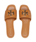 Tory burch sandals de cuero marrón