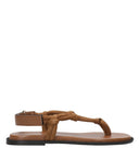 Semicouture Sandals Leather Brown