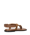 Semicouture Sandals Leather Brown