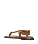 Semicouture Sandals Leather Brown