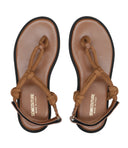 Semicouture Sandals Leather Brown