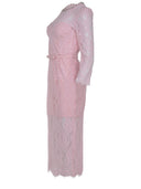 Self Portrait Dress Made Of Cotton Blend.