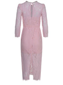 Self Portrait Dress Made Of Cotton Blend.