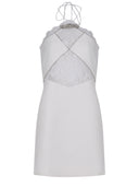 폴리 에스테르로 만든 자화상 드레스.