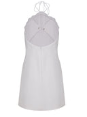 폴리 에스테르로 만든 자화상 드레스.