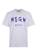 Msgm T Shirt Made Of Cotton.