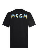 Msgm T Shirt Made Of Cotton.