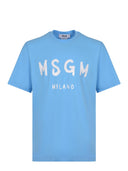 Msgm T Shirt Made Of Cotton.
