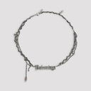 Balenciaga Typo Destroyed Necklace