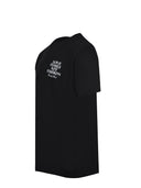 Family First T Shirt Made Of Black Cotton.