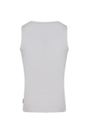 Family First Tank Top Made Of Ribbed Cotton.