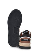 Sneakers "Eclipse" en cuir.