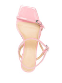 Aeyde greta patent kalv läder rosa