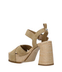 Ash Sandals Leather Brown